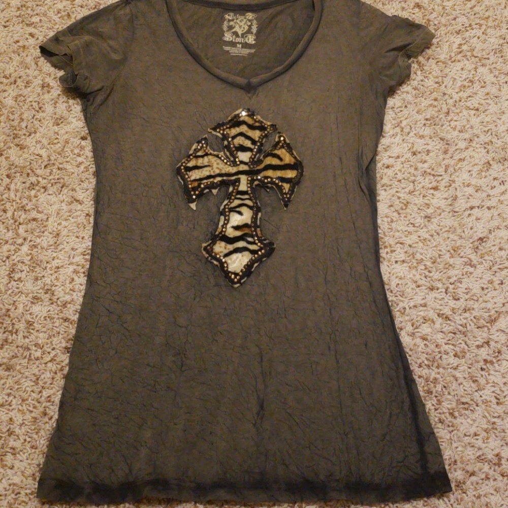 Velvet stone green tshirt